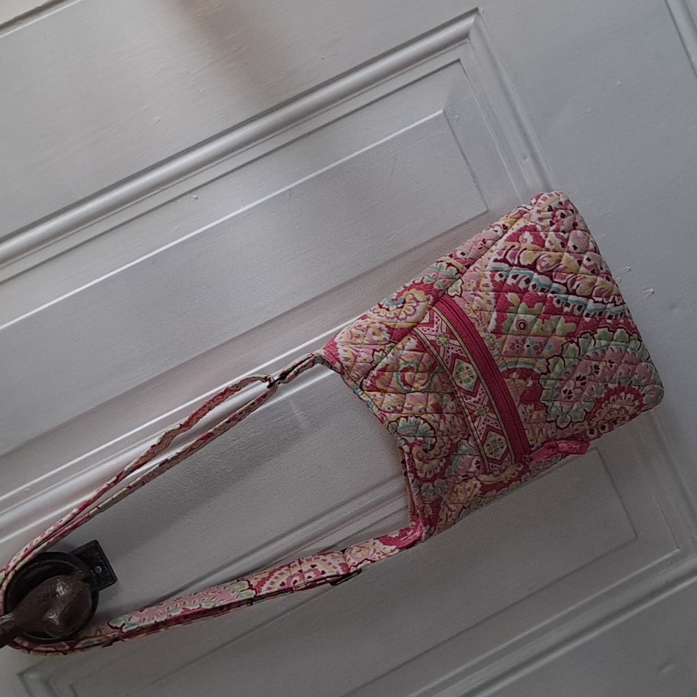 Vera Bradley cross body pink paisley